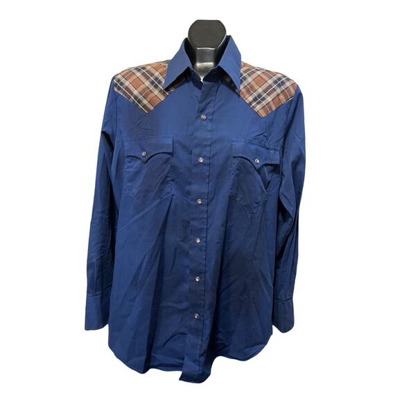 ATB Vintage Authentic Western Shirt – Men’s Size Large (15 ½) - Picture 1 of 9